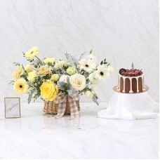 Combo Set(Flower Basket And Cake)