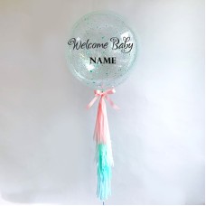 Welcome New Baby Single Balloon