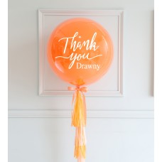 Single Orange Balloon