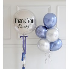 Balloon set color gray silver