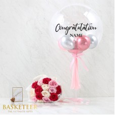 Combo Set(Flower Bouque And Balloon)
