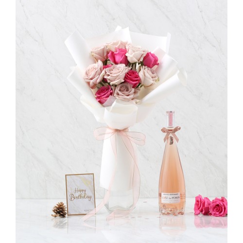 Combo Set(Pink Bouquet Sparkle Delight)