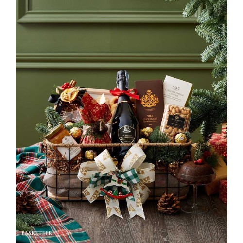 Holiday Wine and Sweets Hamper
