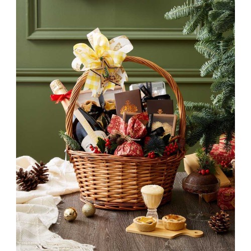 Festive Wine and Sweets Collection Gift