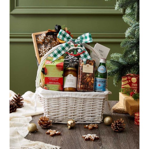 Fancy Holiday Sweets Gift Basket