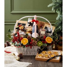 Season's Greetings Wine Gift Basket