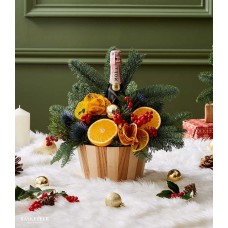 Holiday Fruit and Wine Gift Box