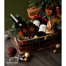 Festive Chocolate and Treats Gift Basket