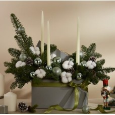 Winter Forest Candle Arrangement