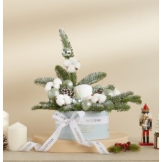 Frosted Elegance Holiday Arrangement