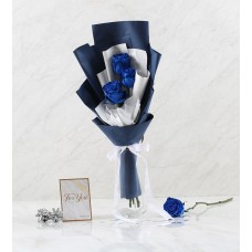 Tinted Blue Mondail Bouquet