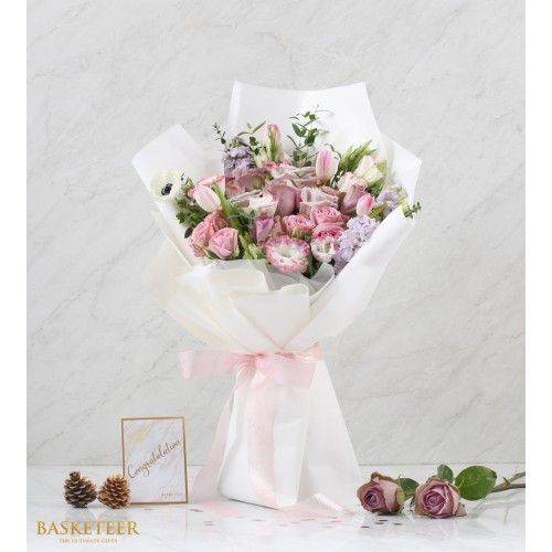 Sweet Serenity Roses Bouquet
