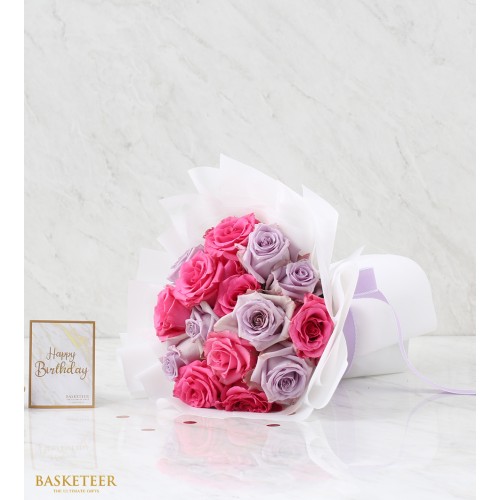 Mystic Romantic Purple Flowers Bouquet