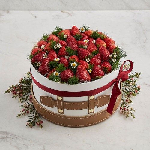 Fresh Strawberry Gift Basket