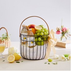 Fresh Fruit & Healthy Drink Basket