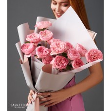 Romantic Pink Mayras's Roses Bouquet