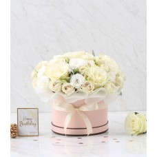 Mystic Romantic White Roses Gift Box