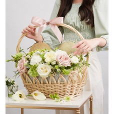 Melon And Flower Gifts Basket