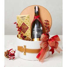Festive Wine & Dark Chocolate Delights Box