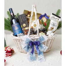 Festive Vineyard Treasures Basket