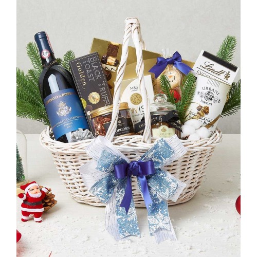 Festive Vineyard Treasures Basket