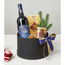 Joyful Sips Wine and Treats Set Gift Box