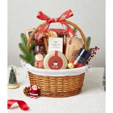 Festive Sweets & Savory Bites Gift Basket