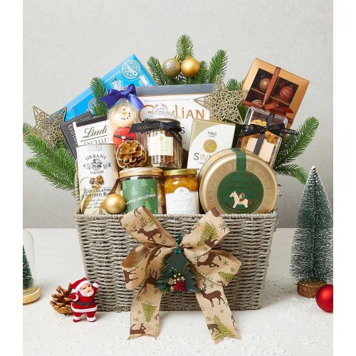 Festive Delicious Sweets Goodies Indulgence Gift Basket