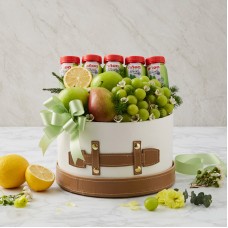 Scotch Pureeâ€™ Celery Drink & Mixed Fruit Basket