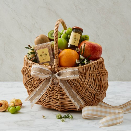 Fresh Fruit And Thai Honey Basket