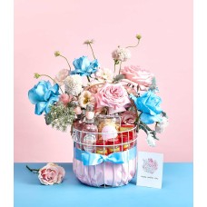 Brand Bird's Nest & Fresh Flower Gift Set