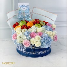 Mom's Floral Affection & Fruits Delight Gift