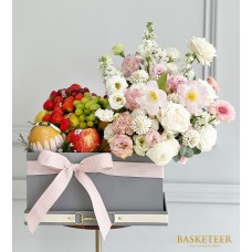 Flower & Fruit Gifts Basket