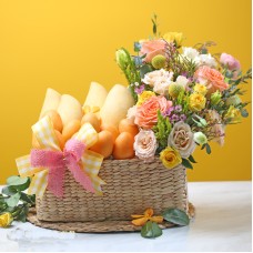 Thai Product With Flowers Basket