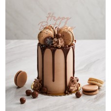 Mini cake milk chocolate frosting milk chocolate