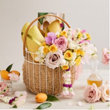 Mango With Flowers Basket
