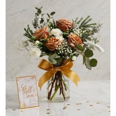 Toffee Rose In Vase