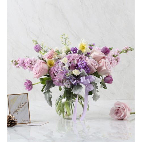 Purple Flower In A Vase