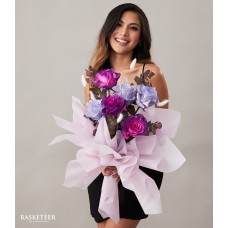 Bright Roses Bouquet for Valentine's day
