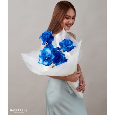 Love in Blue Roses Bouquet
