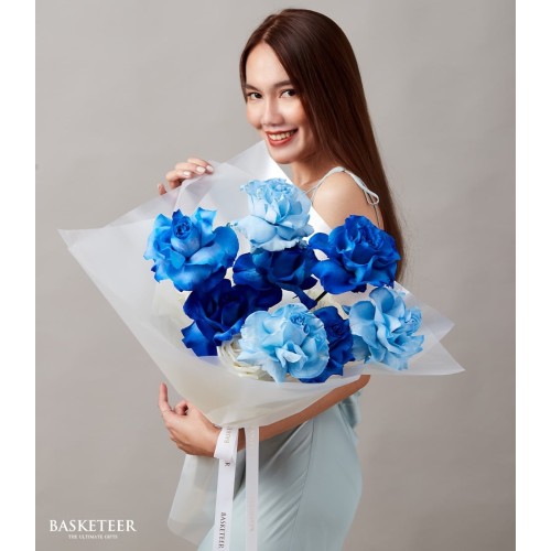 Blooming Bright Roses Bouquet for Valentine's day