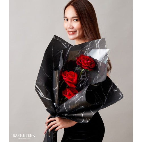 Red Rose Red Heart Bouquet
