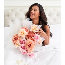 Pure Love Roses Bouquet for Valentine's day