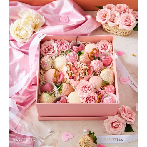 Eternal Heart Chocolate & Strawberry Gift Box