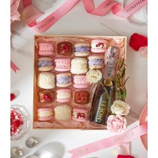 Love-Infused Wine & Macarons Set