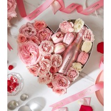 Pink Wine Roses Kissed Macarons Set