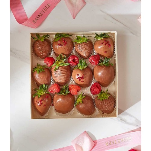 Milk Chocolate Drenched Strawberry Surprise's (S)