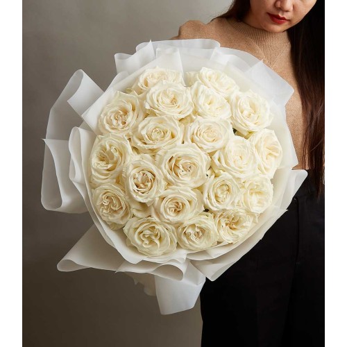 Playa Blanca Roses Bouquet (Medium(15 Stem of Maine Roses))