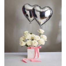 White Petal Heart Ensemble