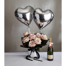 Valentine's Wine and Rose Surprise